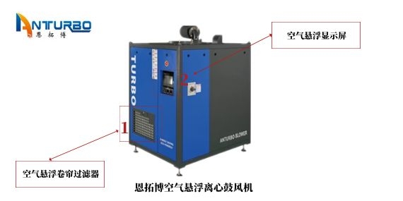空氣懸浮離心鼓風機卷簾過濾器壓差多少要更換？